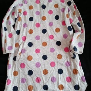 Multi colored polka dot dress